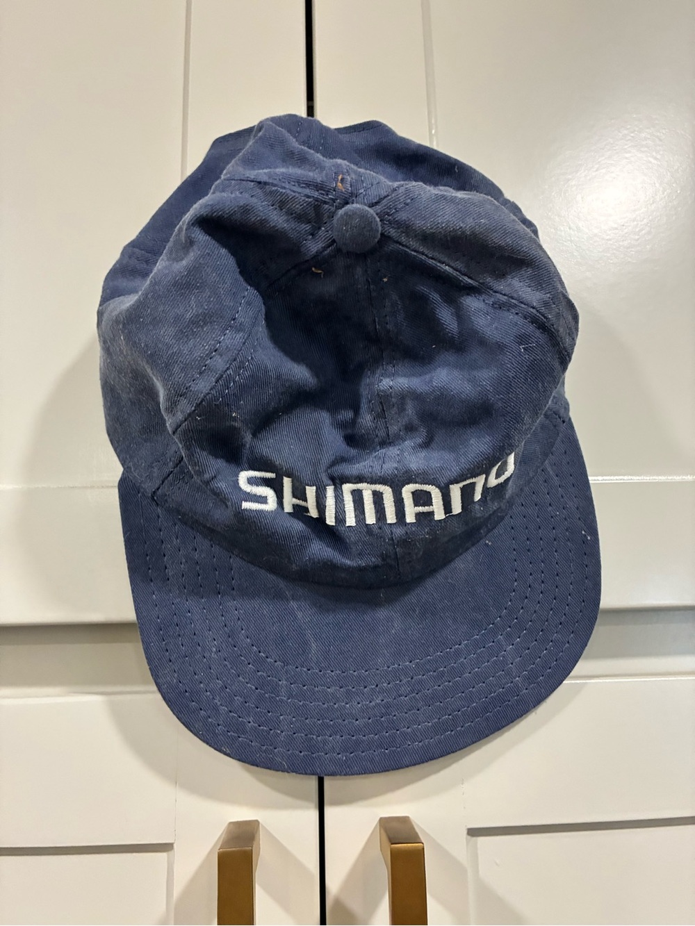 Shimano Navy Blue Men's Casual Swim-Style Cap